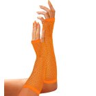 Neon Fingerløse Nethandsker Orange