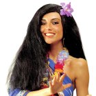 Hawaiiblomst Paryk Sort
