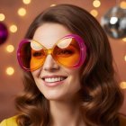 Jackie Hippiebriller Pink/Gul