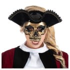 Pirat Kranie Maske Guld
