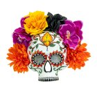 Blomster Sugar Skull Maske