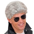 Slikhår Paryk Grease Grå
