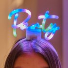 Party Regnbue LED Hårbøjle