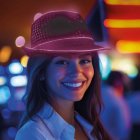 Paillet LED Fedora Lilla