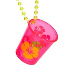 Halskæde Med Neonpink Shotglas