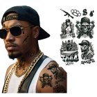 Gangsta Biker Falske Tatoveringer