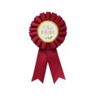 Best Mum Medaljerosette Rød