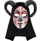 Dæmoninde Hættemaske Sort