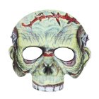 Zombie Maske Grøn