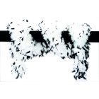 Fjerboa Sort/Hvid