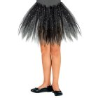 Glitrende Tutu Børne Tylskørt Sort
