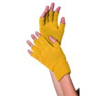 Fingerløse Handsker Gul