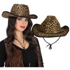 Leopard Cowboyhat Brun
