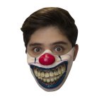 Smilende Klovn Halvmaske Latex