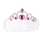 Tiara Med Hvide Fjer