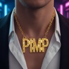 Pimp Halskæde Guld
