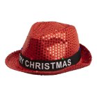 Jule Fedora Med Lys