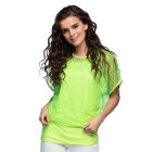 90'er Netbluse Neongrøn