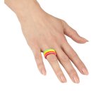 80'er Party Ringe Neon