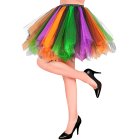 Tutu Skørt Lilla/Orange/Grøn