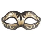 Maskerade Øjenmaske Sort/Guld