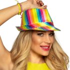 Paillet Trilby Hat Regnbue