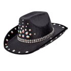 Diamant Cowboyhat Sort