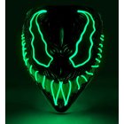 Monster LED Maske Grøn