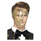 Metal Fantom Maske Guld