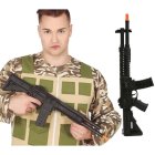 Militær Legetøjsriffel Sort
