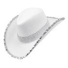 Glimmer Cowboyhat Hvid