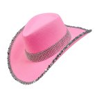 Glimmer Cowboyhat Lyserød