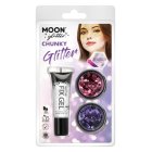 Klassisk Chunky Glitter Sminkesæt Pink / Lilla
