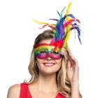 Maskerade Øjenmaske Regnbue
