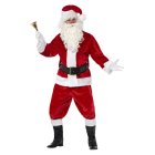 Deluxe Klassisk Plys Julemandskostume