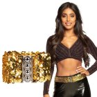 Mavedanser Bælte Guld