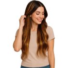 Glimmer Hår Extensions Guld