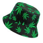 Weed Bøllehat Sort/Grøn