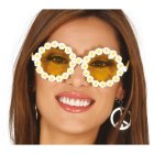 Hippie Marguerit Briller Gul
