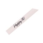 Happy 18 Skråbånd Creme/Sort