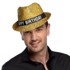 Happy Birthday Fedora Guld