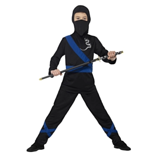 Modig Ninjakriger Børnekostume