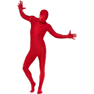 Rød Skinsuit Kostume