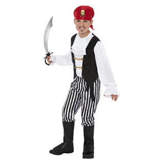 Pirat Deluxe Børnekostume