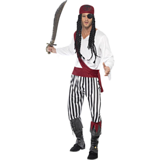 Klassisk Pirat Kostume