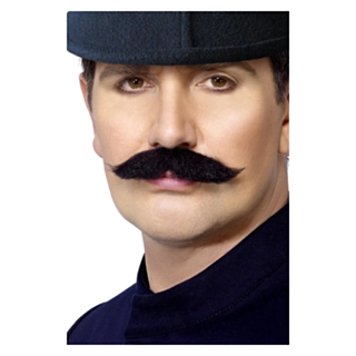 Selvklæbende Moustache Sort