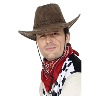 Slidt Cowboyhat Brun