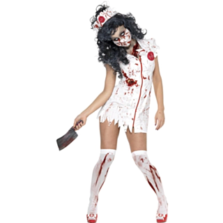 Zombie Sygeplejerske Kostume