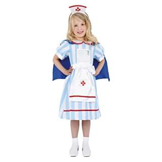 Vintage Sygeplejerske Børnekostume