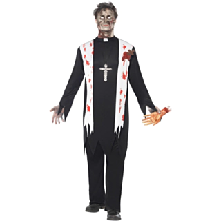 Zombie Præst Kostume